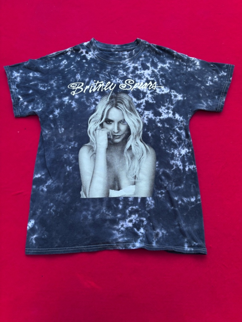 Britney Spears Tour 2017 Tie Dye Graphic T Shirt Mens Small Unisex